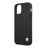 Etui BMW BMHCP12LRCDPK iPhone 12 Pro Max 6,7" sort/sort hårdkasse læder Deboss