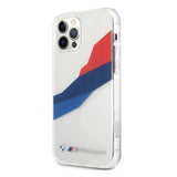 Etui BMW BMHCP12LSKTGT iPhone 12 Pro Max 6,7" gennemsigtig hardcase Motorsport Tricolor