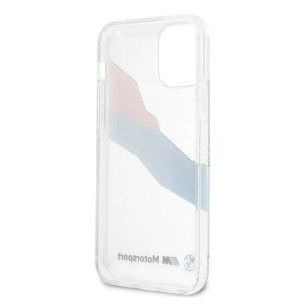 Etui BMW BMHCP12LSKTGT iPhone 12 Pro Max 6,7" gennemsigtig hardcase Motorsport Tricolor