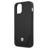 Etui BMW BMHCP12MRSWPK iPhone 12/12 Pro 6,1" sort/sort hårdkasse Læder Perforeret