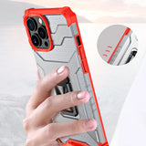 Crystal Ring Case Kickstand Tough Rugged Cover til iPhone 13 Pro grøn