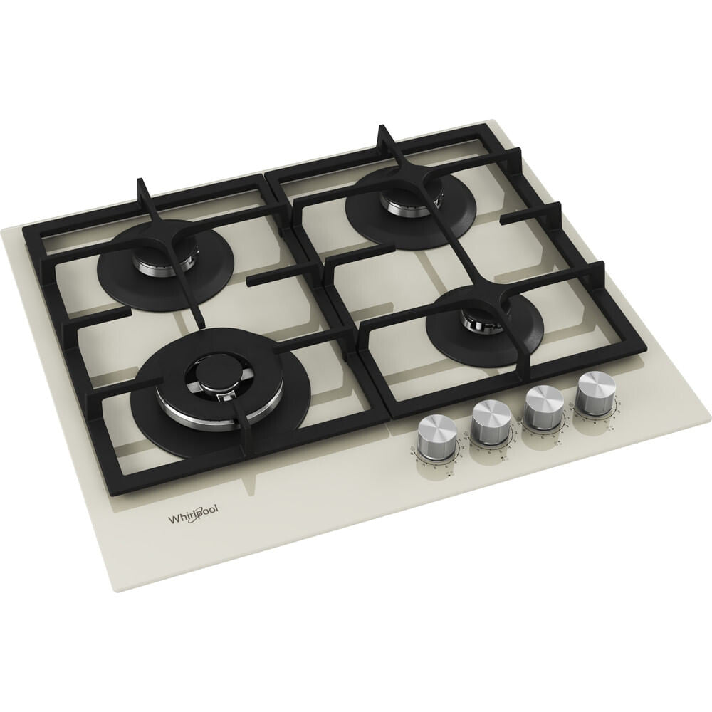 Whirlpool AKTL 629/S Sølv Indbygget Gaskomfur 4 zone(s)
