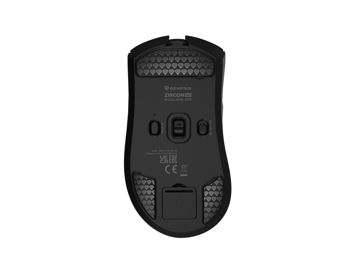 GENESIS Zircon 880 mus Spil Højre hånd RF Wireless + Bluetooth + USB Type-C Optisk 12000 dpi