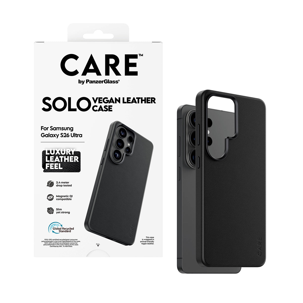 CARE by PanzerGlass Solo Case Black Samsung Galaxy S26 Ultra