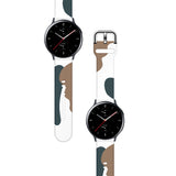 Strap Moro til Samsung Galaxy Watch 40 / 41 / 42 / 43 / 44 mm silikone armbånd ur band - mønster 1