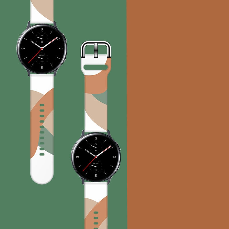 Strap Moro til Samsung Galaxy Watch 45 / 46 / 47 mm silikone armbånd ur band - mønster 3