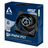 ARCTIC P8 PWM PST Computerkabinet Ventilator 8 cm Sort