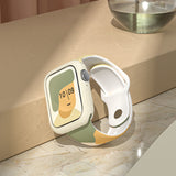 Silicone Strap Moro Watch Armbånd Band til Apple Watch 42 / 44 / 45 / 49 mm - mønster 1