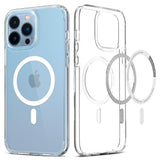 Spigen Ultra Hybrid Mag Case med MagSafe til iPhone 13 Pro - hvid