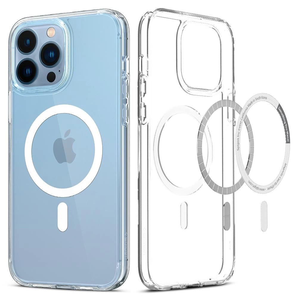 Spigen Ultra Hybrid Mag Case med MagSafe til iPhone 13 Pro Max - hvid