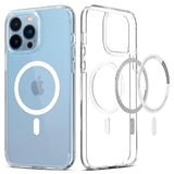 Spigen Ultra Hybrid Mag Case med MagSafe til iPhone 13 Pro Max - hvid