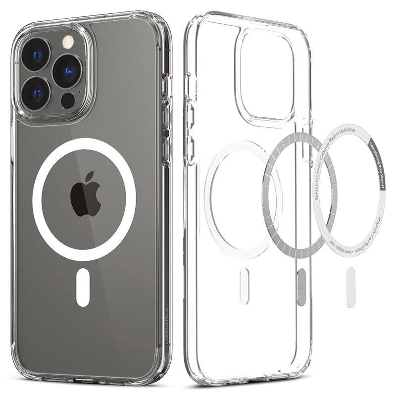 Spigen Ultra Hybrid Mag Case med MagSafe til iPhone 13 Pro Max - hvid