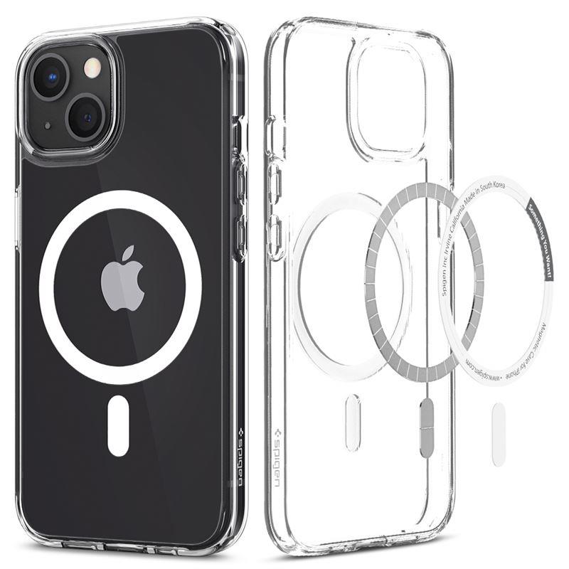 Spigen Ultra Hybrid Mag Case med MagSafe til iPhone 13 - hvid