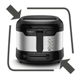 Tefal Uno FF215D Enkelt 1,8 L Enkeltstående 1600 W Frituregryde Sort, Rustfrit stål