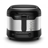 Tefal Uno FF215D Enkelt 1,8 L Enkeltstående 1600 W Frituregryde Sort, Rustfrit stål