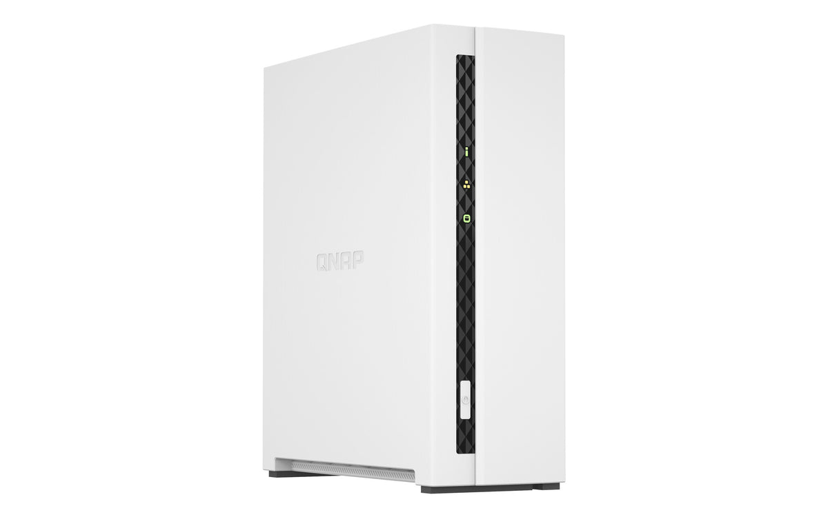 QNAP TS-133 NAS/storage server Tower Cortex-A55 2 GB DDR4 0 TB QNAP Turbo System White