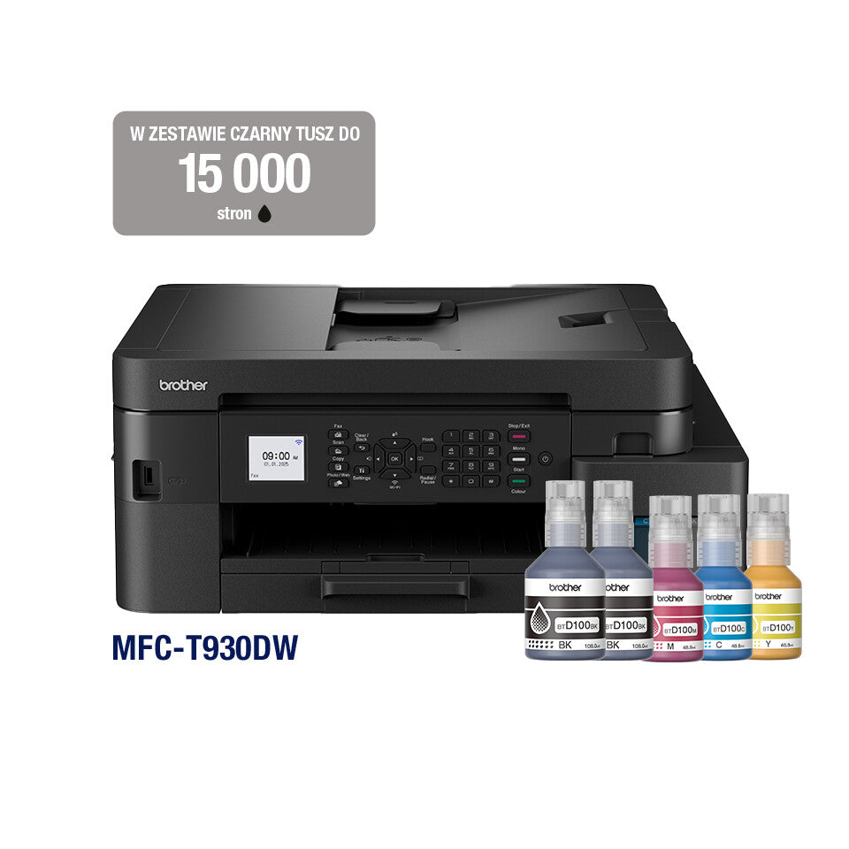 Brother MFC-T930DW Multifunktionsprinter Inkjet A4 6000 x 1200 dpi 30 sider pr. minut Wi-Fi