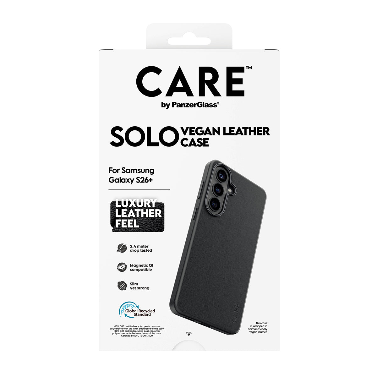 CARE by PanzerGlass Solo Case Black Samsung Galaxy S26+