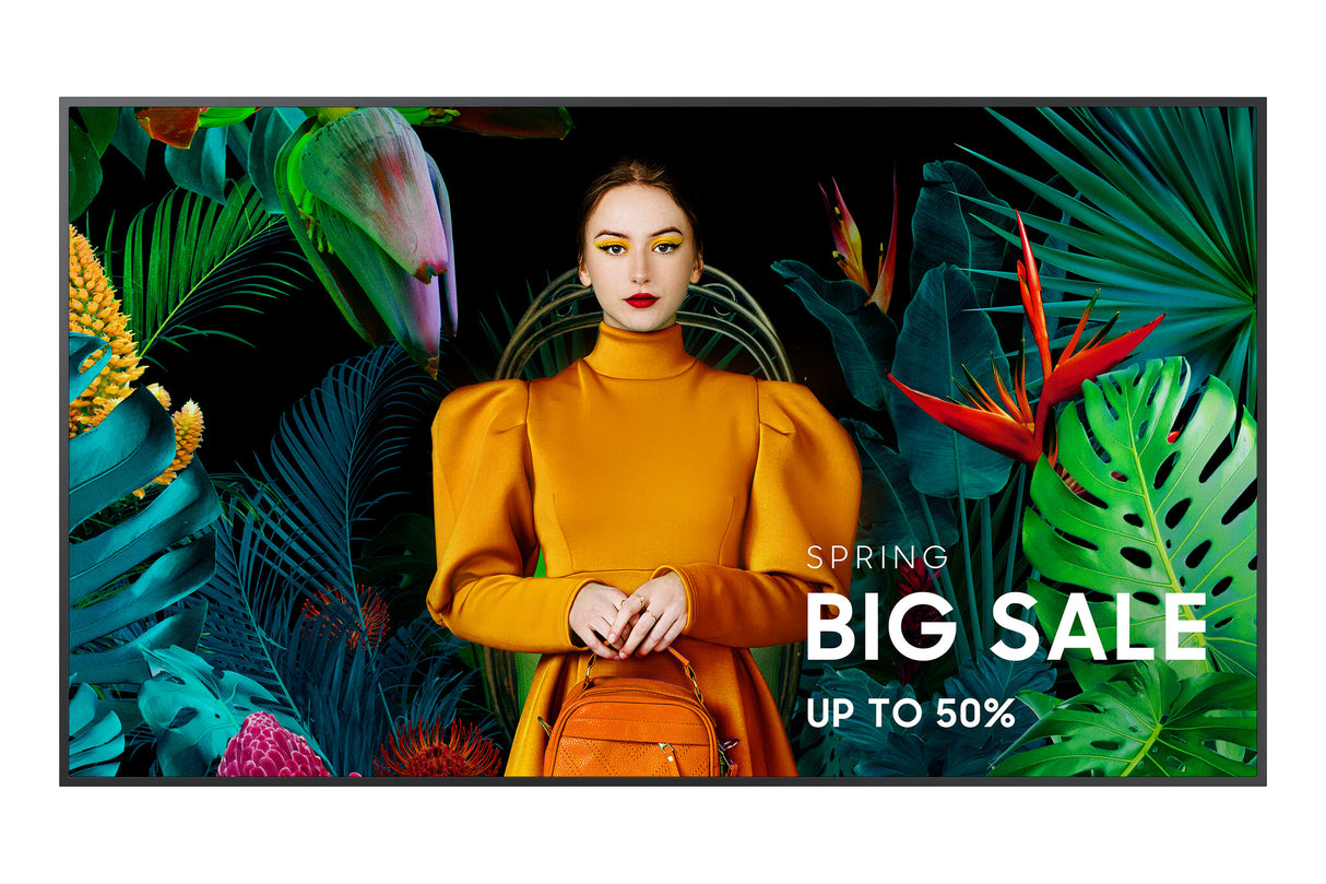 Samsung QM55C Digital fladpaneldisplay 139,7 cm (55") LCD Wi-Fi 500 cd/m² 4K Ultra HD Sort Tizen 24/7