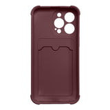 Card Armor Case Pouch Cover For Xiaomi Redmi Note 10 / Redmi Note 10S Card Wallet Silicone Armor Cover Air Bag Raspberry