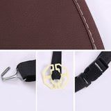 Bil organisator for sædet foldbare hylde mini bil bord beige