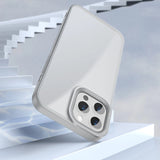 Baseus Crystal Phone Case Armor Case til iPhone 13 Pro med Gel Frame grå (ARJT000413)