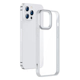 Baseus Crystal Phone Case Armor Case til iPhone 13 Pro med Gel Frame grå (ARJT000413)