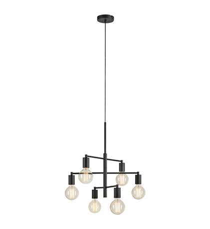 Markslöjd Cielo 6L black  lysekrone
