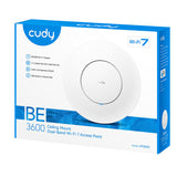 Cudy Be3600 Wf7 2.5 G Ap3600 P Access Point W. Po E Adapter