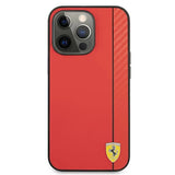 Ferrari FESAXHCP13XRE iPhone 13 Pro Max 6.7" red/red hardcase On Track Carbon Stripe
