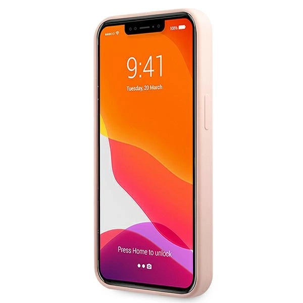 Karl Lagerfeld Silicone Karl&Choupette Case for iPhone 13 Pro / iPhone 13 - Light Pink