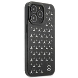 Mercedes MEHCP13LESPBK iPhone 13 Pro / 13 6,1" sort/sort hardcase Silver Stars mønster