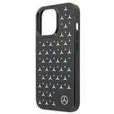 Mercedes MEHCP13LESPBK iPhone 13 Pro / 13 6,1" sort/sort hardcase Silver Stars mønster