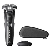 Philips SHAVER Series 5000 S5898/35 Elektrisk Wet & Dry-shaver, Rotations shaver, SteelPrecision blades, Rustfrit stål, Knapper, SH71, 2 År