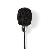 Nedis MICCJ105BK mikrofon Sort, Krom Clip-on mikrofon