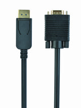 Gembird CCP-DPM-VGAM-6 videokabel adapter 1,8 m VGA (D-Sub) DisplayPort Sort