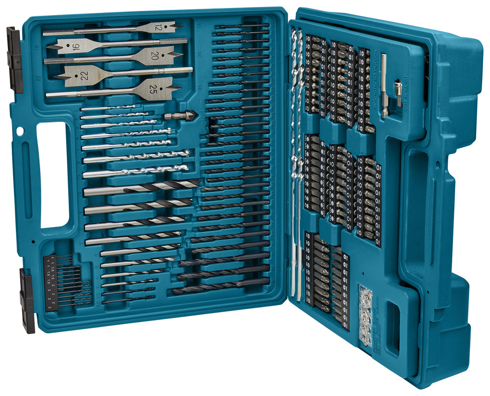 Makita E-11689 Bor og Bitssæt 256 dele