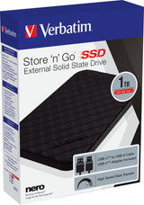 Verbatim Store 'n' Go 1 TB USB Type-C 3.2 Gen 1 (3.1 Gen 1) Sort