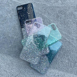 Star Glitter Shining Cover til iPhone 13 Pro sort
