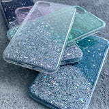 Star Glitter Shining Cover til iPhone 13 Pro sort