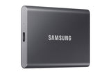 Samsung Portable SSD T7 2 TB USB Type-C 3.2 Gen 2 (3.1 Gen 2) Grå