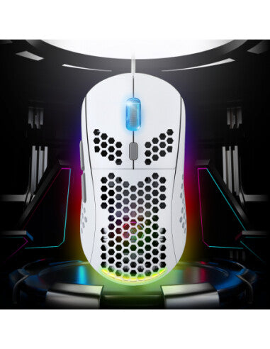 Spirit of Gamer PRO-M4 ARTIC mus Spil Højre hånd USB Type-A Optisk 12800 dpi