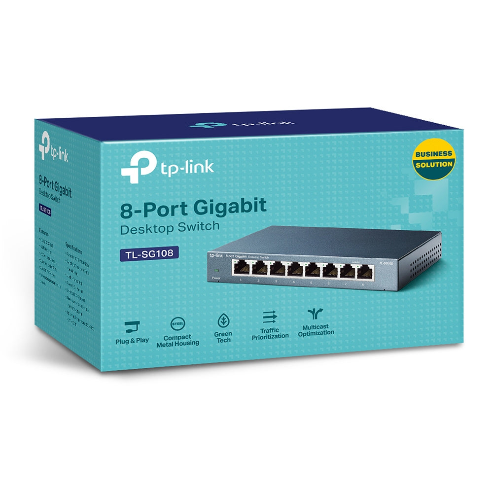 TL-SG108 8-Port Gigabit Desktop Switch
