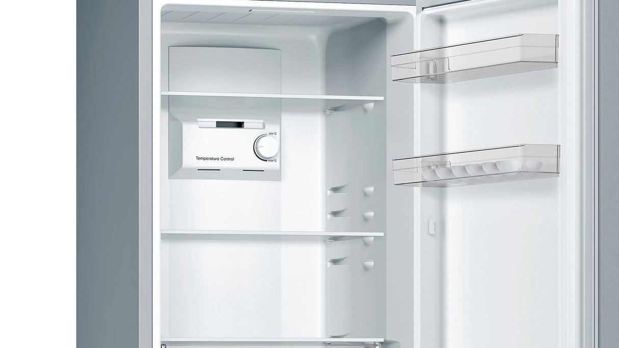 Bosch Serie 2 KGN33NLEB køle-/fryseskab Fritstående 282 L Rustfrit stål