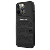 AMG Leather Debossed Lines case for iPhone 13 Pro / iPhone 13 - black