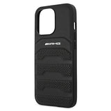 AMG Leather Debossed Lines case for iPhone 13 Pro / iPhone 13 - black