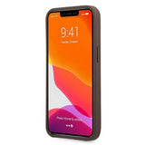 Guess 4G Big Metal Logo Case for iPhone 13 - Brown