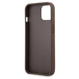 Guess 4G Big Metal Logo Case for iPhone 13 - Brown