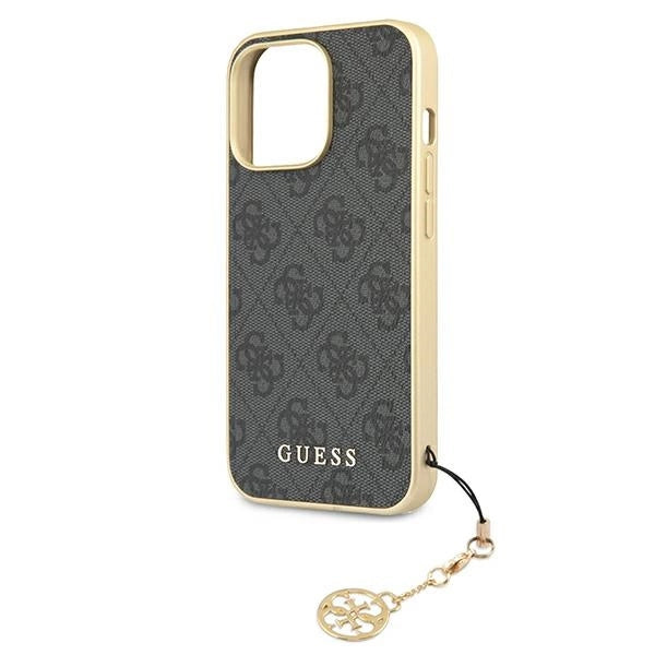 Guess GUHCP13XGF4GGR iPhone 13 Pro Max 6.7" grey/grey hardcase 4G Charms Collection
