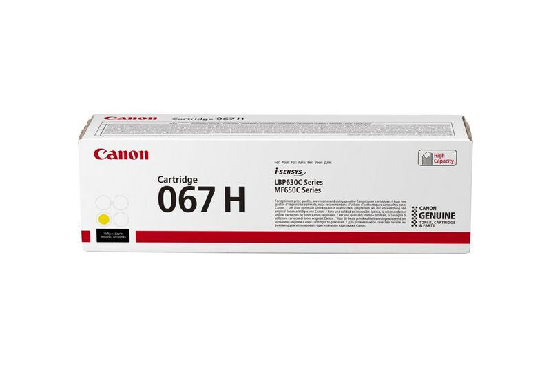 Canon 067H tonerpatron 1 stk Original Gul